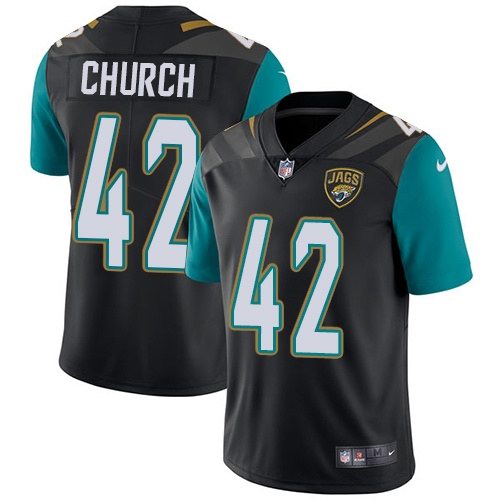 Nike Men & Women & Youth Jaguars 42 Barry Church Black Alternate NFL Vapor Untouchable Limited Jersey,We sell and wholesale Nike Men & Women & Youth Jaguars 42 Barry Church Black Alternate NFL Vapor Untouchable Limited Jersey on line form chian!